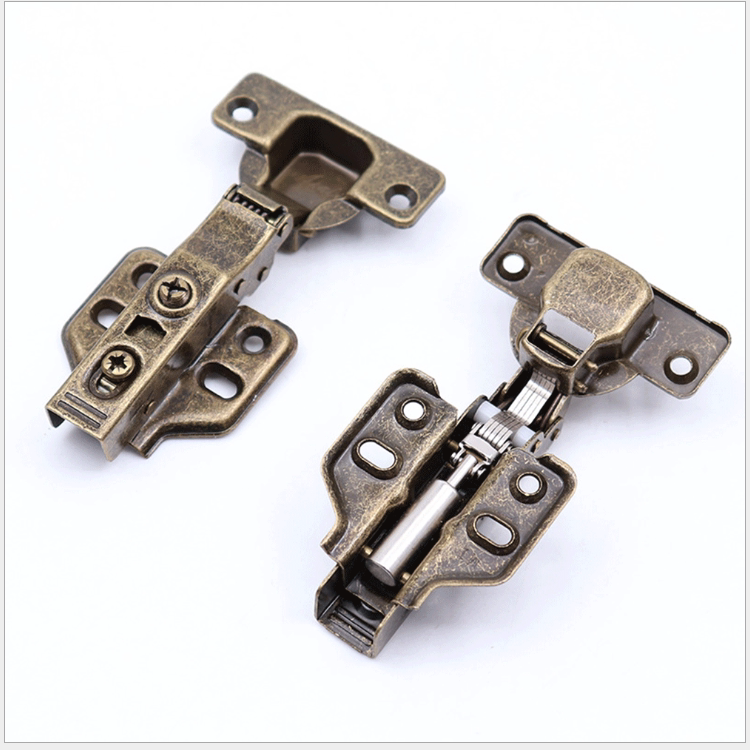 Green ancient bronze color plane folding cabinet door wardrobe wardrobe hardware hydraulic damping buffer folding door articulated aircraft tobacco-free lid