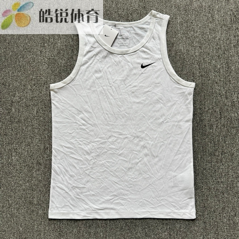 Nike Men's Summer Quick-Drying Breathable Sports Casual Loose Vest Sleeveless T-Shirt Ar6070-100