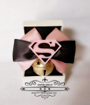 Handmade Pet Ornament Neckline Bell Butterfly Neckline Kitty Puppies Large Dog Ornament Necklace