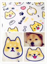 Ultra Cute Ensemble Cartoon Chai Dog Pet Suede Blanket Coral Fluff Blanket Cat Sleeping Mat Teddy Nest Cushion Cat Mat Dog Quilt