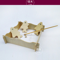 Fishing Children Woodworking Materials Bag Creative Woodworking Kindergarten Woodworking Workshop Creators Workshop Woodworking Classroom DIY White Adobe