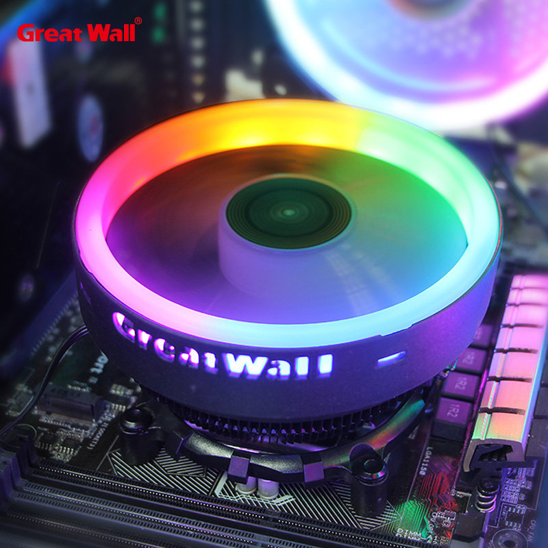 Great Wall Frost Blade X120 Computer Cpu Desktop Computer Amd Intel Press Down RGB Desktop Computer Radiator