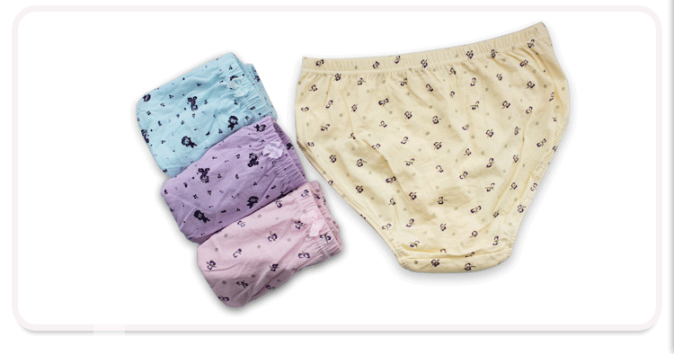 Quần lót nữ mùa hè ở eo quần short kích thước lớn quần rắn màu thoáng khí quần nơ nữ bán buôn các loại quần lót nữ