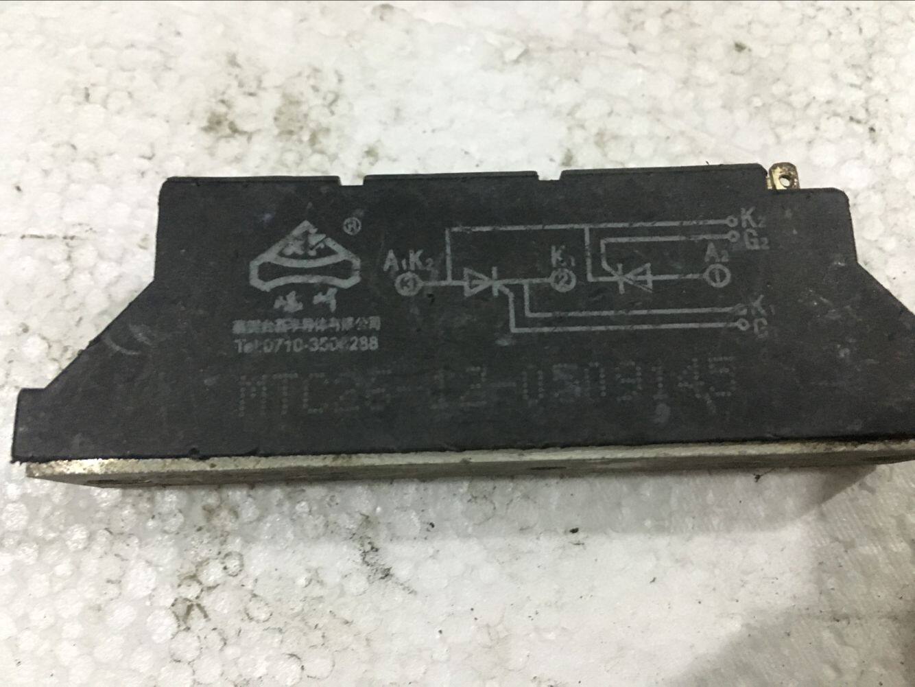 Used TECHSEM original carbohydra dismantling machine MTC26-12 14 16 soft-actuated semiconductor control rectifier module MTC25A
