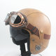 Retro handmade personality helmet Harley motorcycle helmet four seasons helmet electric car men's and women's leather helmet