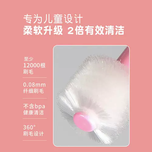 Японская детская мягкая зубная щетка для раннего возраста, 0-12 лет