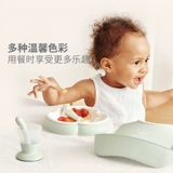 Подарочная коробка, детская посуда, комплект, обеденная тарелка для кормления, нагрудник