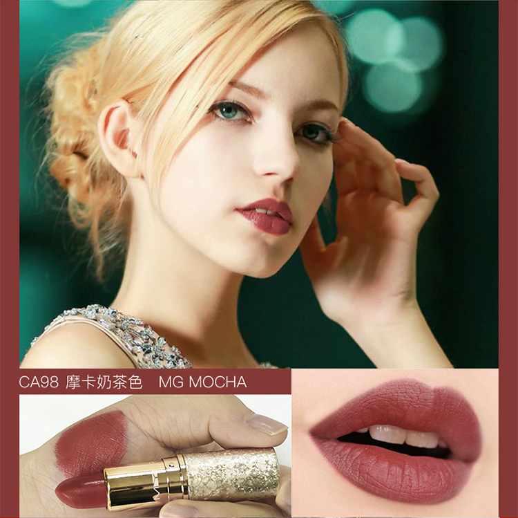 MYG Charm Hall Son môi Hộp quà tặng Tuần lễ son môi Set 6 Quà tặng sinh nhật Gửi bạn gái gửi bạn gái - Son môi son kem bbia