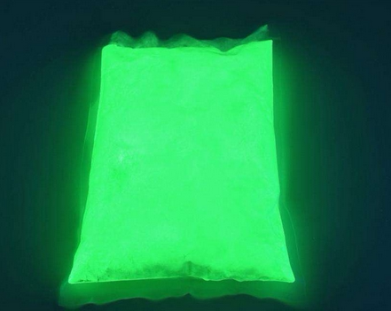 Bagged online version printed with luminous paint night light powder