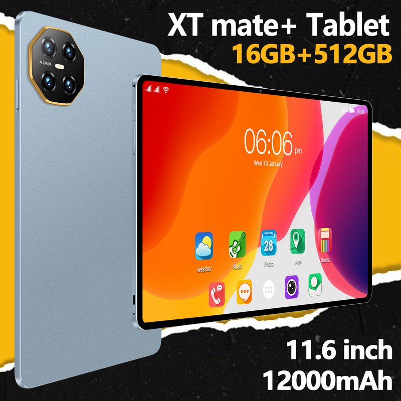 [International Version] 2026 New Tablet Computer Hong Kong and Taiwan with Play Store, International Compatible Matepad
