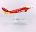 Mô hình máy bay hợp kim 16cm thêm hàng không Séc A320-200 mô phỏng thêm mô hình máy bay chở khách tĩnh Séc đồ chơi trẻ con Chế độ tĩnh