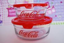 Glass Bowl Rice Bowl Cooking Bowl Rice Box Glass Bowl Microwave Box Microwave Bowl Coca-Cola