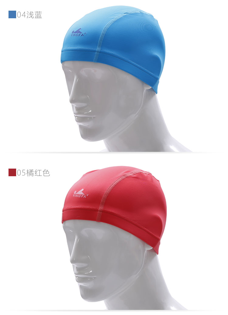 Anh tóc thật thoải mái spandex mũ bơi bên rộng rắn màu unisex vải spandex cap mũ bơi loại nào tốt nhất	