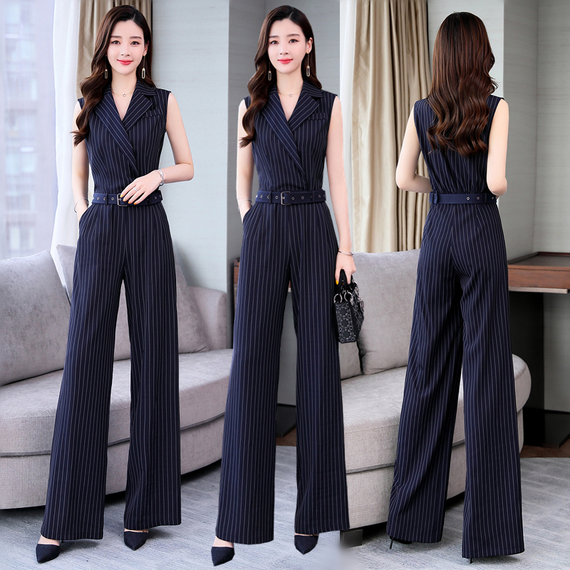 Fashion Suit Women's Broadlegged Pants Two Sets Summer Dress 2022 New Goddess Fan Trendy Foreign Sister Suit Pants