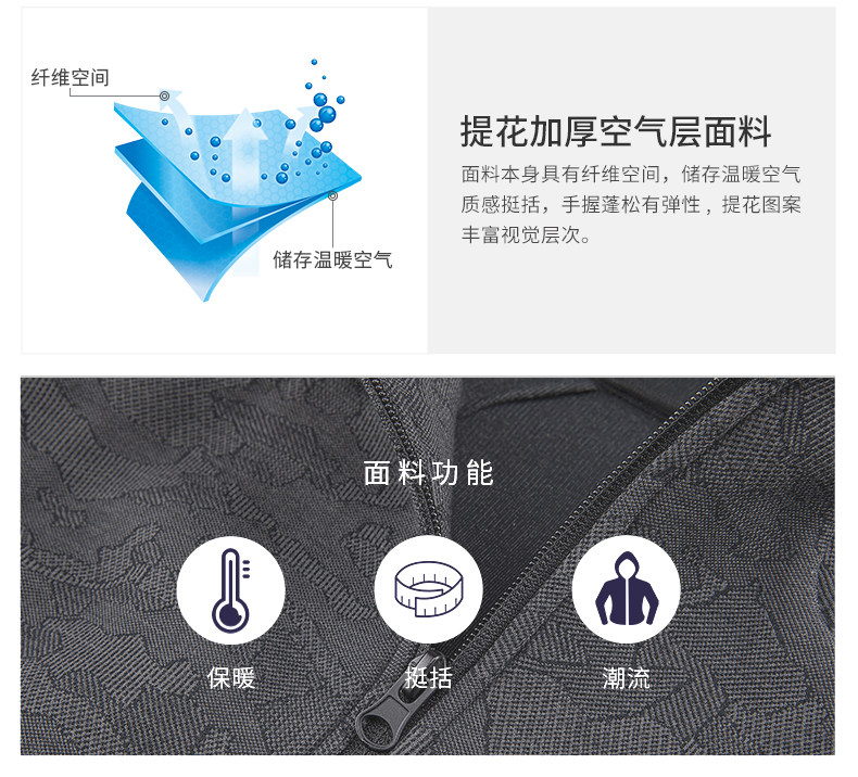 地球科学家 2019春秋款 空气层面料 女宽松保暖连帽卫衣 图2