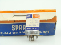 Brand new original box SPRAGUE USA 2*50UF150V electrolytic capacitor