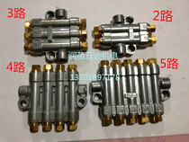 Measuring parts check positive displacement distributor oil discharge YS32 CNC injection molding machine 2 channels 3 channels 4 channels 5 grease distributor