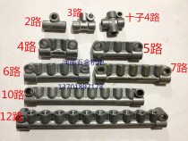 Machine tool lubrication accessory oil circuit system lubrication pump distributor oil drain fixed aluminum tee joint m10x1 8*1