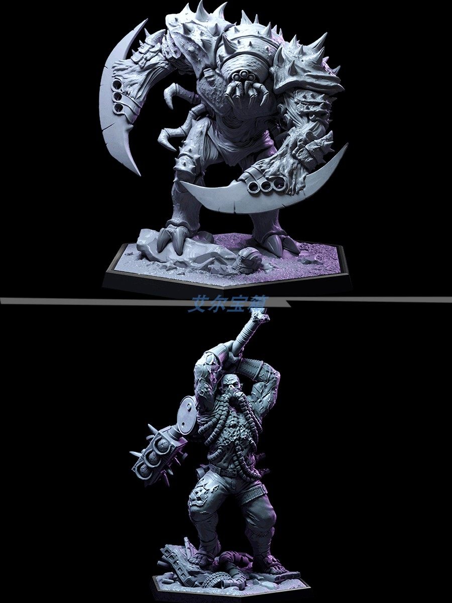 科幻跑团神器】沙丘行者+异种雇佣兵，赛博西部桌游棋子推荐！_手办_淘宝游戏网, image size:900x1200