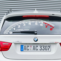 Car sticker rear windshield glass window car sticker tachometer rear window speed gauge sticker personalized decoration car sticker