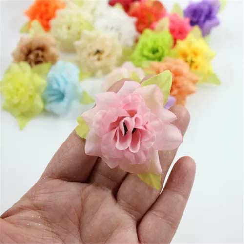 Симуляция шелк маленький розовый цветок цветы