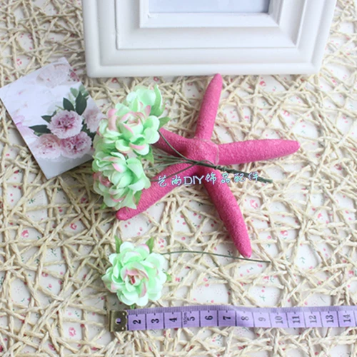 DIY Ручная ручная цветочное кольцо Материал невесты Сломанная стена Цветочный материал голова цветочный цветок цветочный цветок роза продается упаковкой