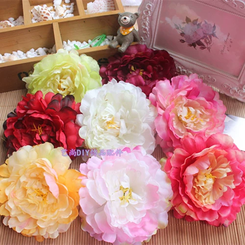 Моделирование цветок, Fugui peony daisao шелк цветок/цветок головы шляпы Доступный свадебный файл 12 см.
