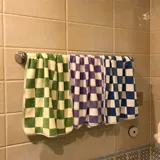 Шахматы, высококачественное коралловое полотенце для школьников для умывания, хорошо впитывает воду