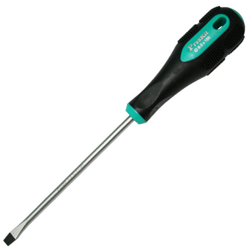 Taiwan Baogong 9SD-213A double color soft handle word driver screwdriver 6*150mm screwdriver screw batch import