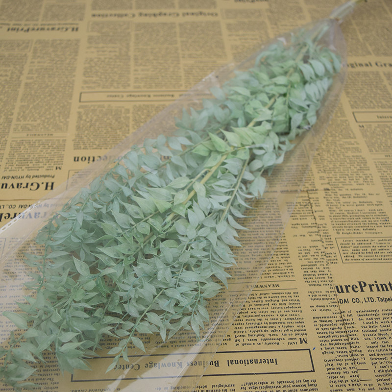 Flower Art Making Flower Arrangement Material Rich and Noble Leaves Dry Flowers Permanent Flowers Window Furniture Photography Props Flower Wall Decoration