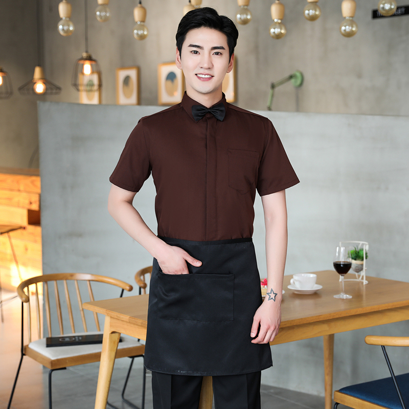 quán trà quần áo làm việc phục vụ Sữa nhà hàng Tây ăn áo nhà hàng waiter quần áo làm việc Waiter của nữ