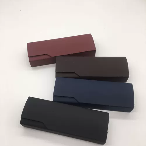 Матовые очки, коробка для хранения ручной работы, оптовые продажи, делается под заказ, с печатью вашего логотипа, прямые продажи с завода