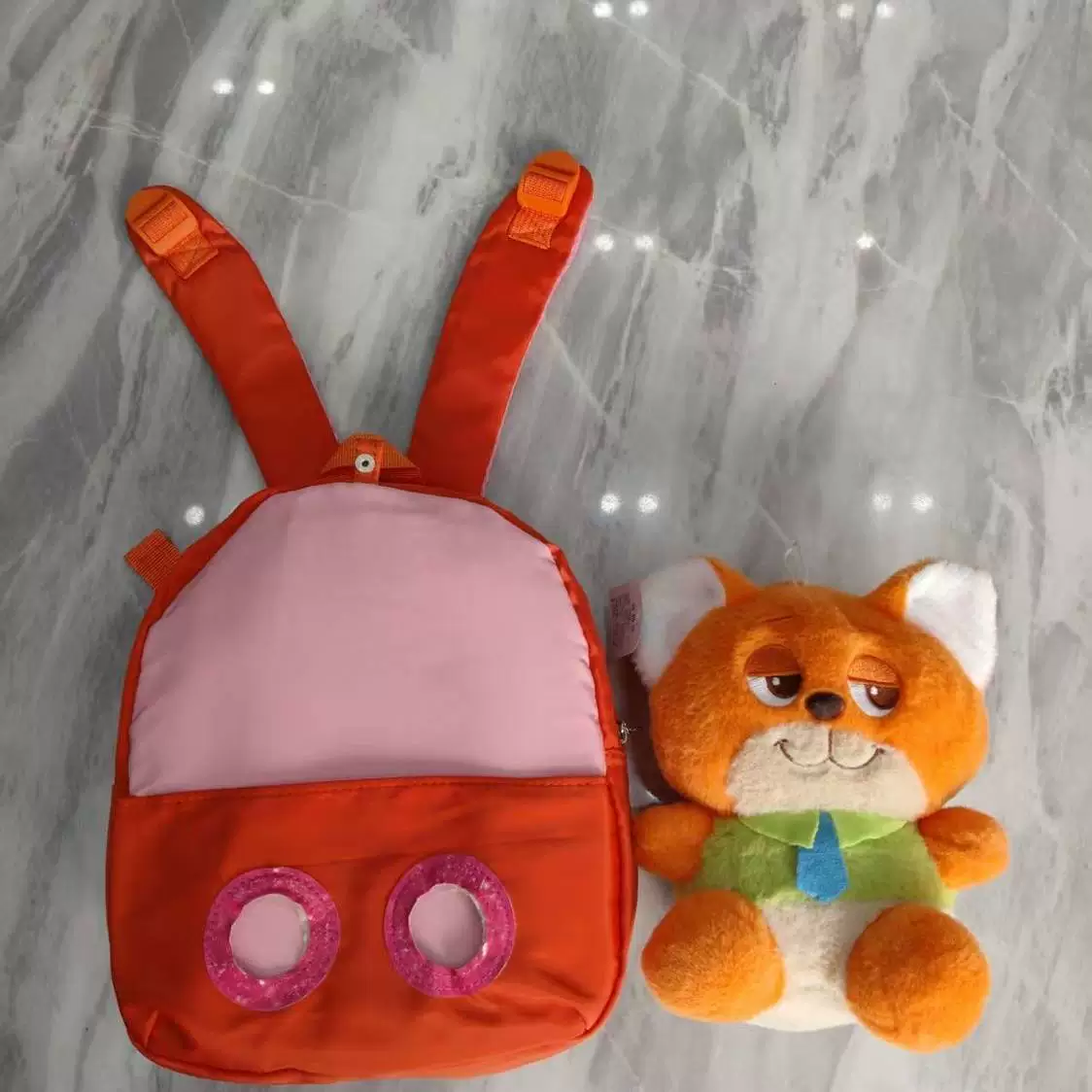 Japanese removable doll, plush cartoon backpack
