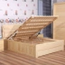 Cedar giường gỗ 1,5 mét thứ hạng cao toàn bộ lưu trữ hộp đồ gỗ giường phòng ngủ thông hiện đại nhỏ gọn giường đôi - Giường