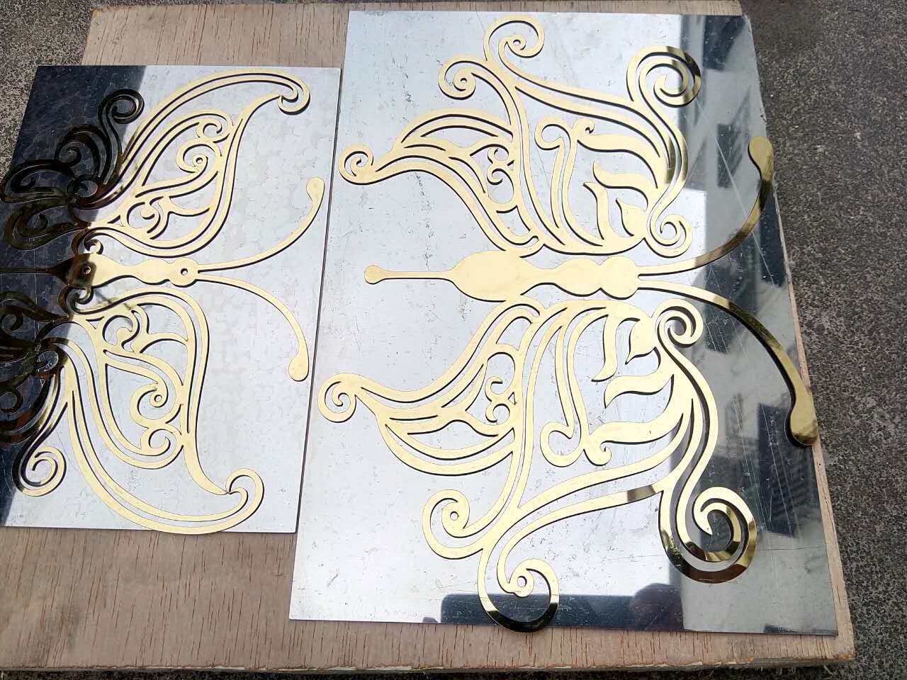 Stainless steel hollow carving processing