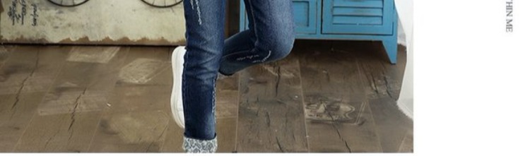 Cô gái denim bib 2018 mới mùa thu trẻ em quần denim đại dương cậu bé lớn mùa xuân và mùa thu quần bé gái váy trẻ em