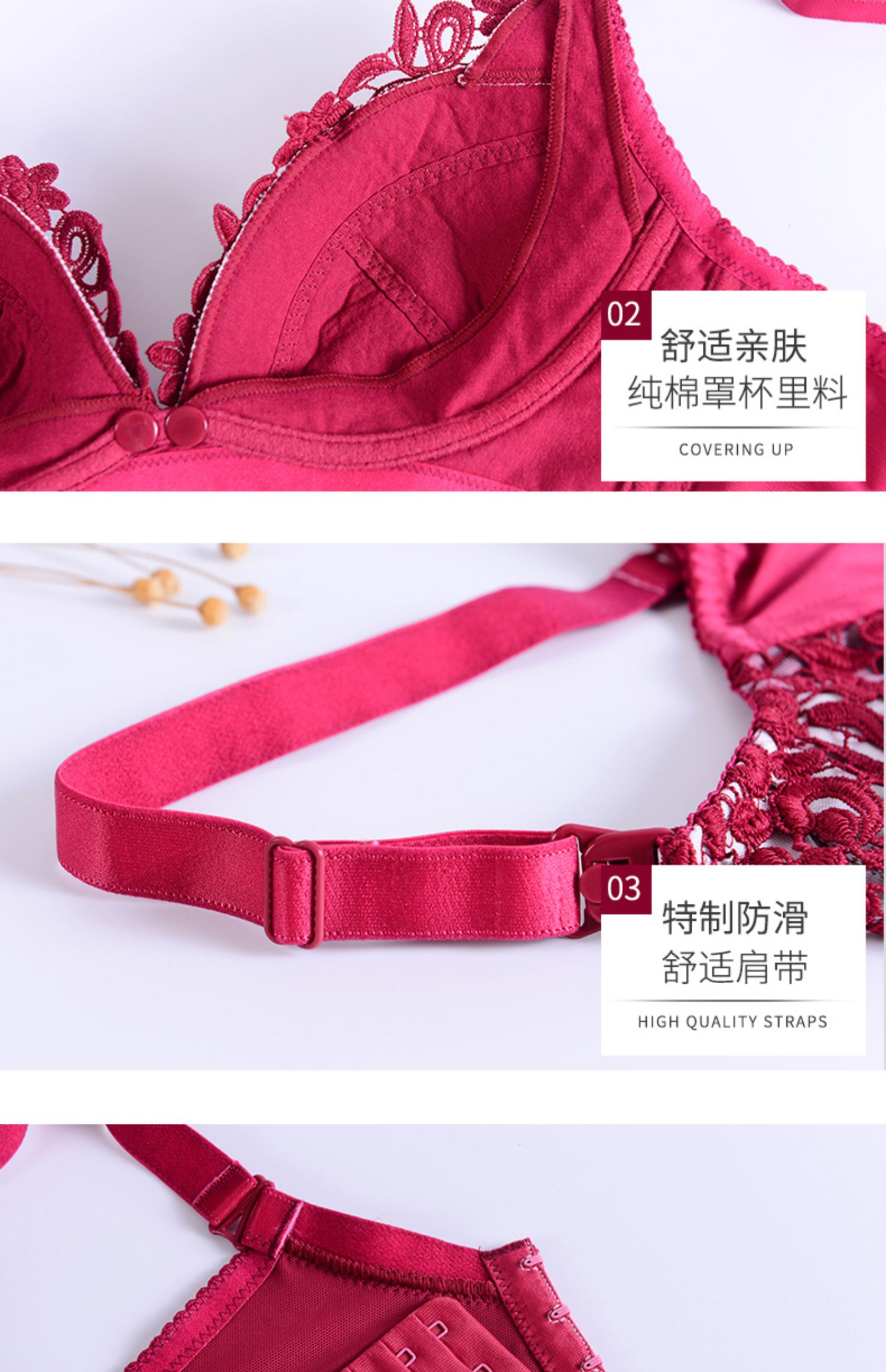 哺乳文胸孕妇内衣女套装喂奶产后怀孕期防下垂聚拢胸罩秋冬纯棉里商品详情图