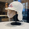 Fleece pilot hat to keep warm in winter for cycling and mountaineering
