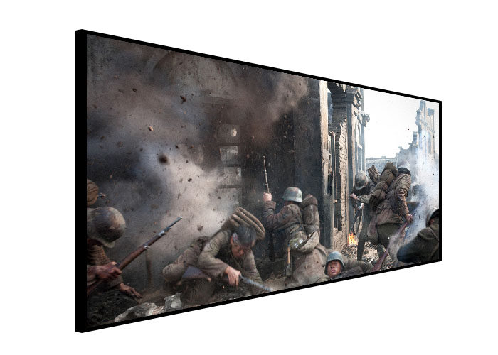 Ultra narrow side imported 4K woven through sound curtain ZHK-Sound Max4K 110 inch