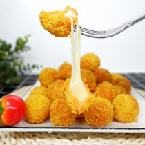 Cheese fries 50 Korean-style cheeseball wire drawing fries 1kg sandwich cheese nets red fried chicken semi-finished products