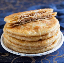 Beef Pie 10 slices Quick-Frozen Semi-finished Crisp breakfast Pizza Instant Noodle Spot Meat Pie Hand Grab Cake Pancake Convenience