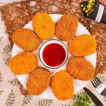 Pumpkin pancakes 10 600g fried semi-finished breakfast cakes Japanese style