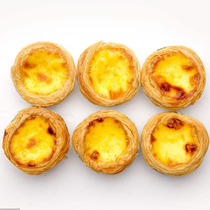 Frozen Portuguese egg tart microwave can be finished egg tart heating ready-to-eat 15 Western-meal coffee sweet snack