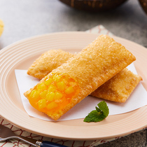 Mango coconut pie 10 sandwich fruit pie fried snack restaurant snack dessert commercial semi-finished 800g