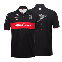 2023 F1 racing suit T-shirt Alfa Romeo Racing Team Zhou Guanyu’s same style short-sleeved POLO shirt customized