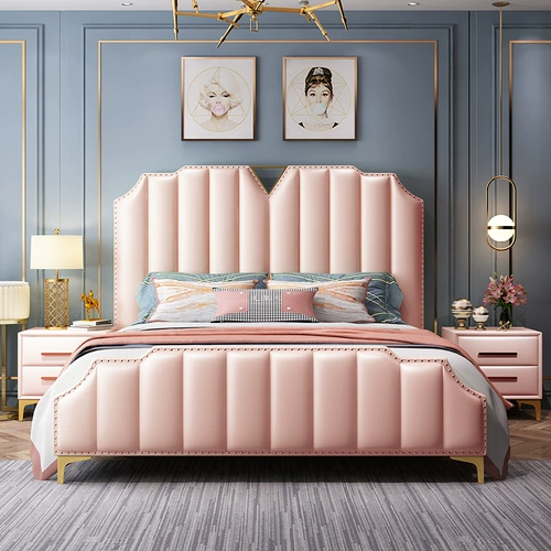 Пост -Модерный легкий роскошный прикроватный шкаф простой мини -прикроватный