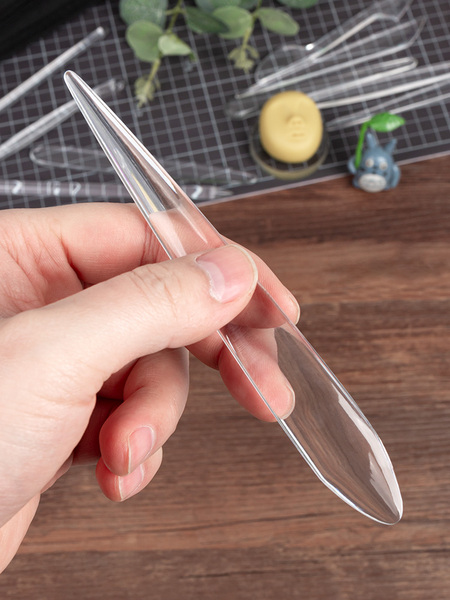 Wang Peng's Upgraded Acrylic 28-Piece Set of Sugar Art and Baking Dough Sculpting Tools, Clay and Soft Pottery Modeling Tools, and Eye-Opening Knife
