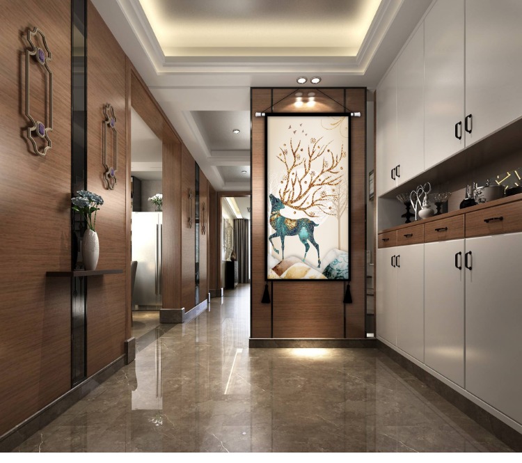Nordic vải nai sừng tấm treo tấm thảm sơn trang trí phòng khách bức tranh vải lối vào hành lang phòng ngủ nền tường tấm thảm - Tapestry thảm trang trí phòng khách