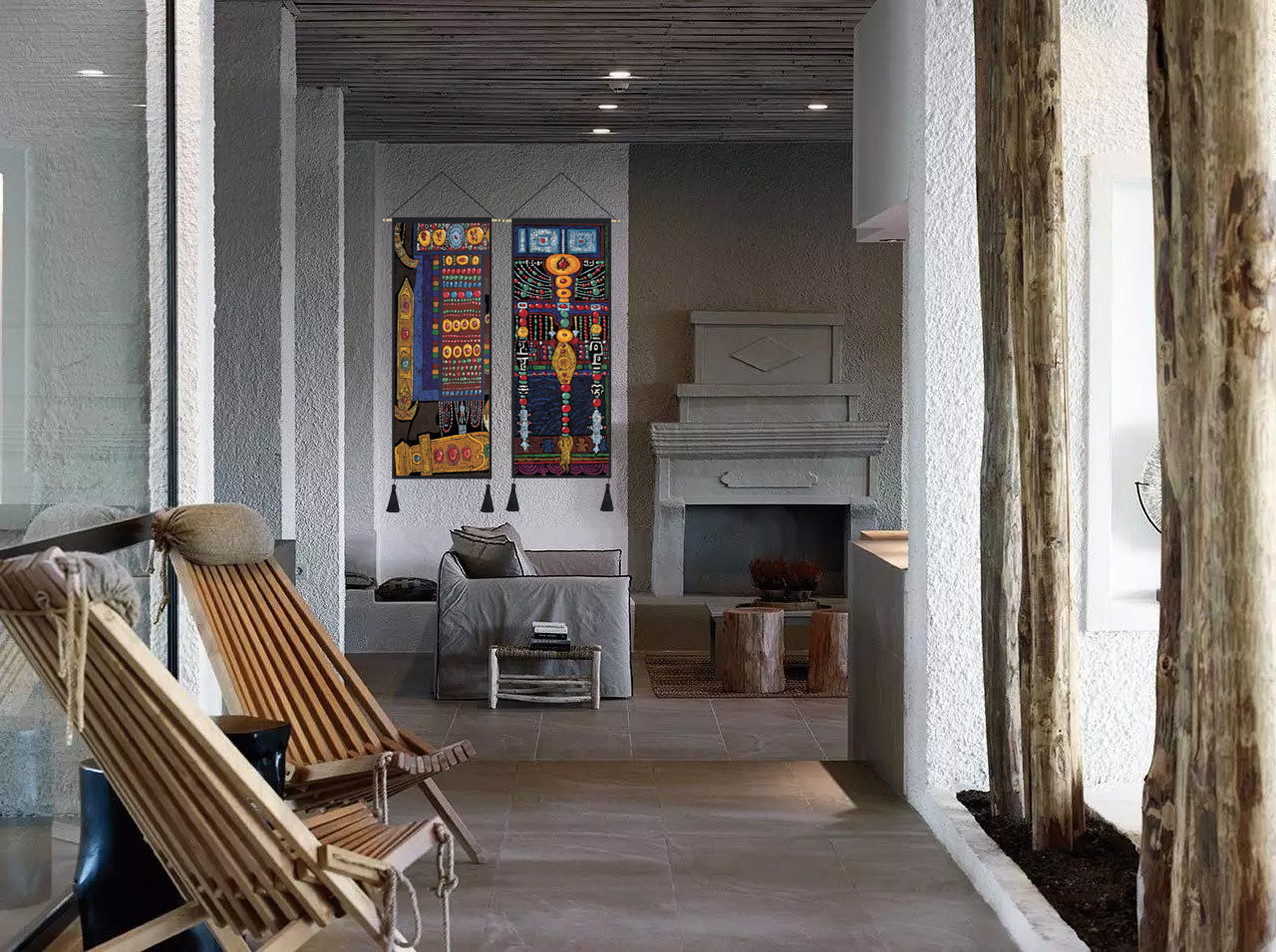 Tây tạng gió quốc gia tấm thảm chăn sơn phòng khách phòng ngủ nền tường B & B trang trí hành lang bao gồm vẽ tranh tường tham treo tuong