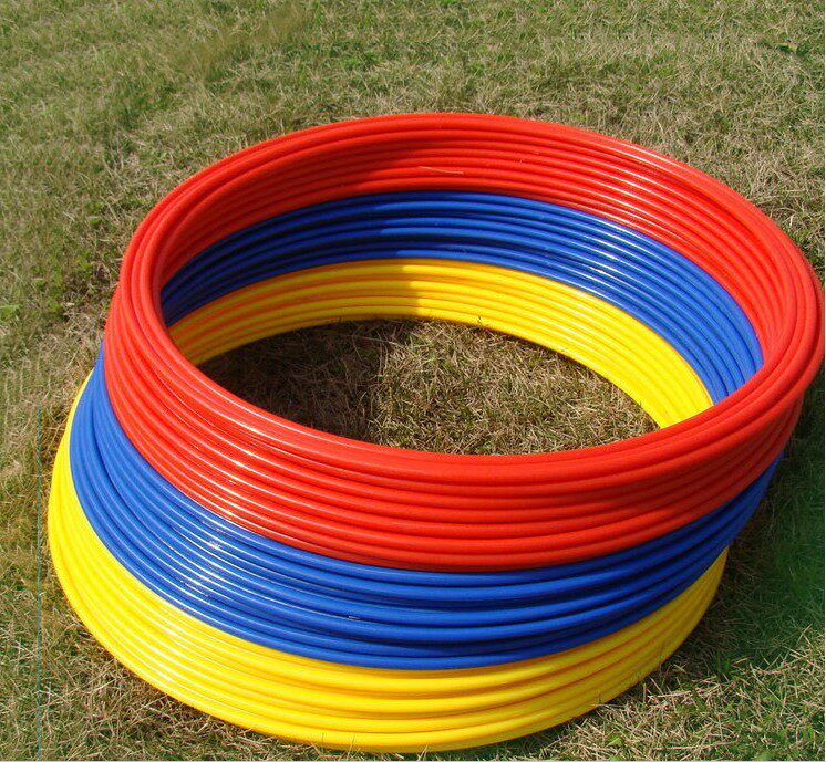 Agile Circle Pace Sensitive Training Circle Fitness Ring Fitness Ring Football Training Ring set of 12 only clothes